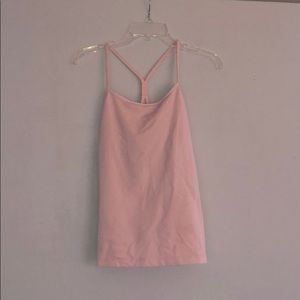 Light pink lulu lemon tank top